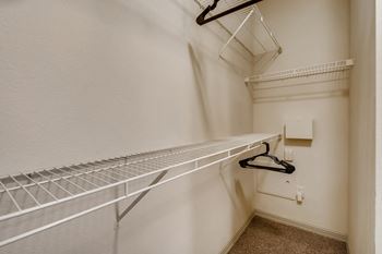 Built-In Shelving In Closet at Discovery at Craig Ranch, Texas
